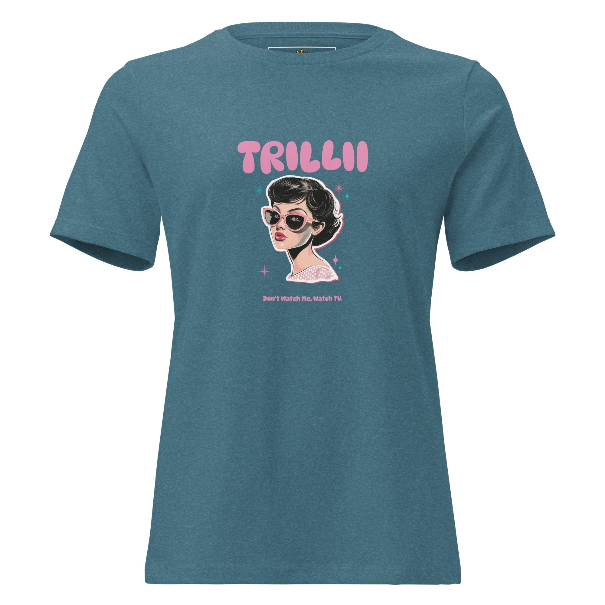 Watch TV (Women's Relaxed T-Shirt) - Trillii