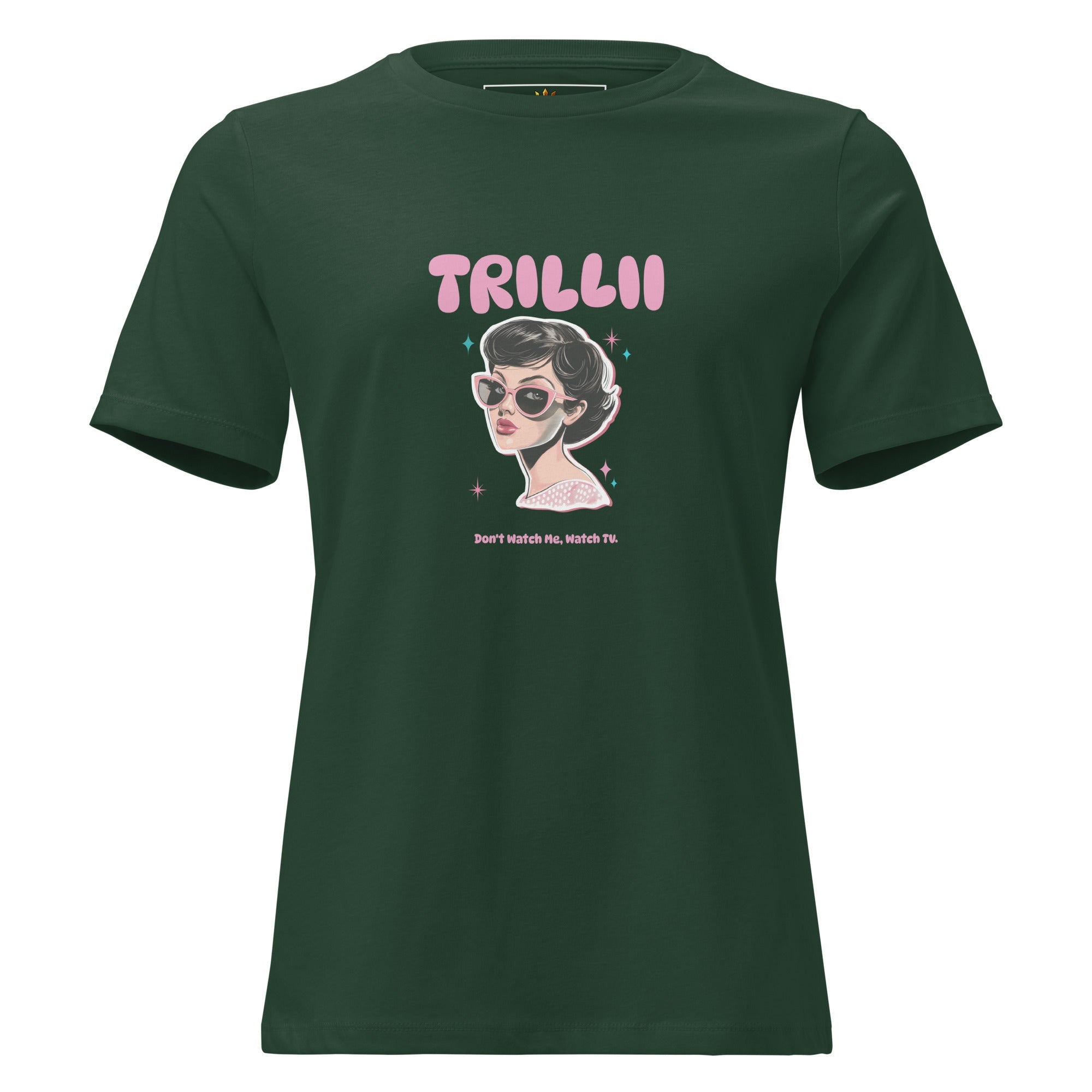 Watch TV (Women's Relaxed T-Shirt) - Trillii
