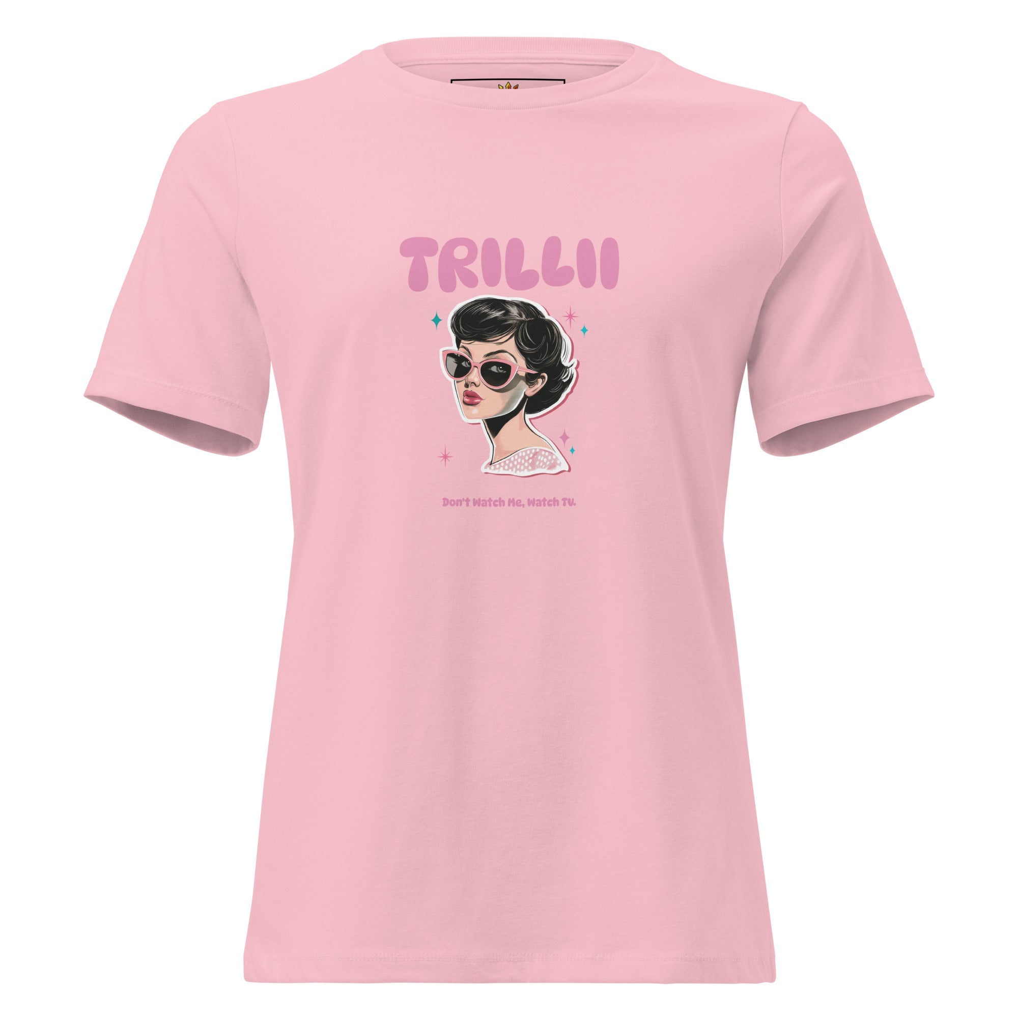 Watch TV (Women's Relaxed T-Shirt) - Trillii