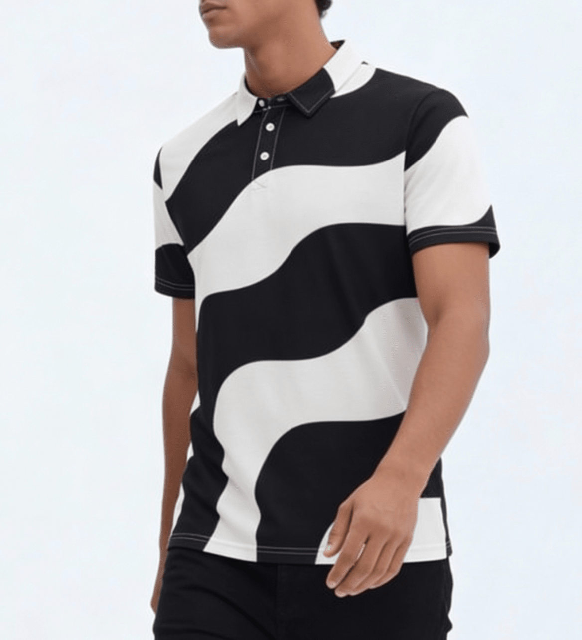 Waveform (Slim Fit Polo - FB0028) - Trillii
