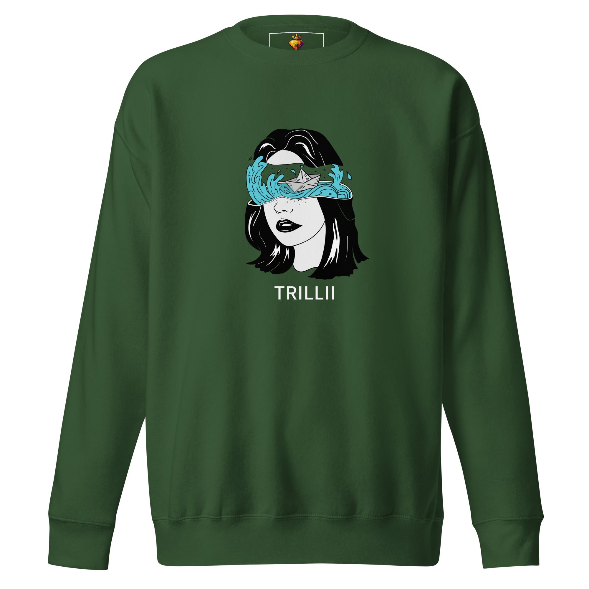 Wavy (Unisex Premium Sweatshirt) - Trillii