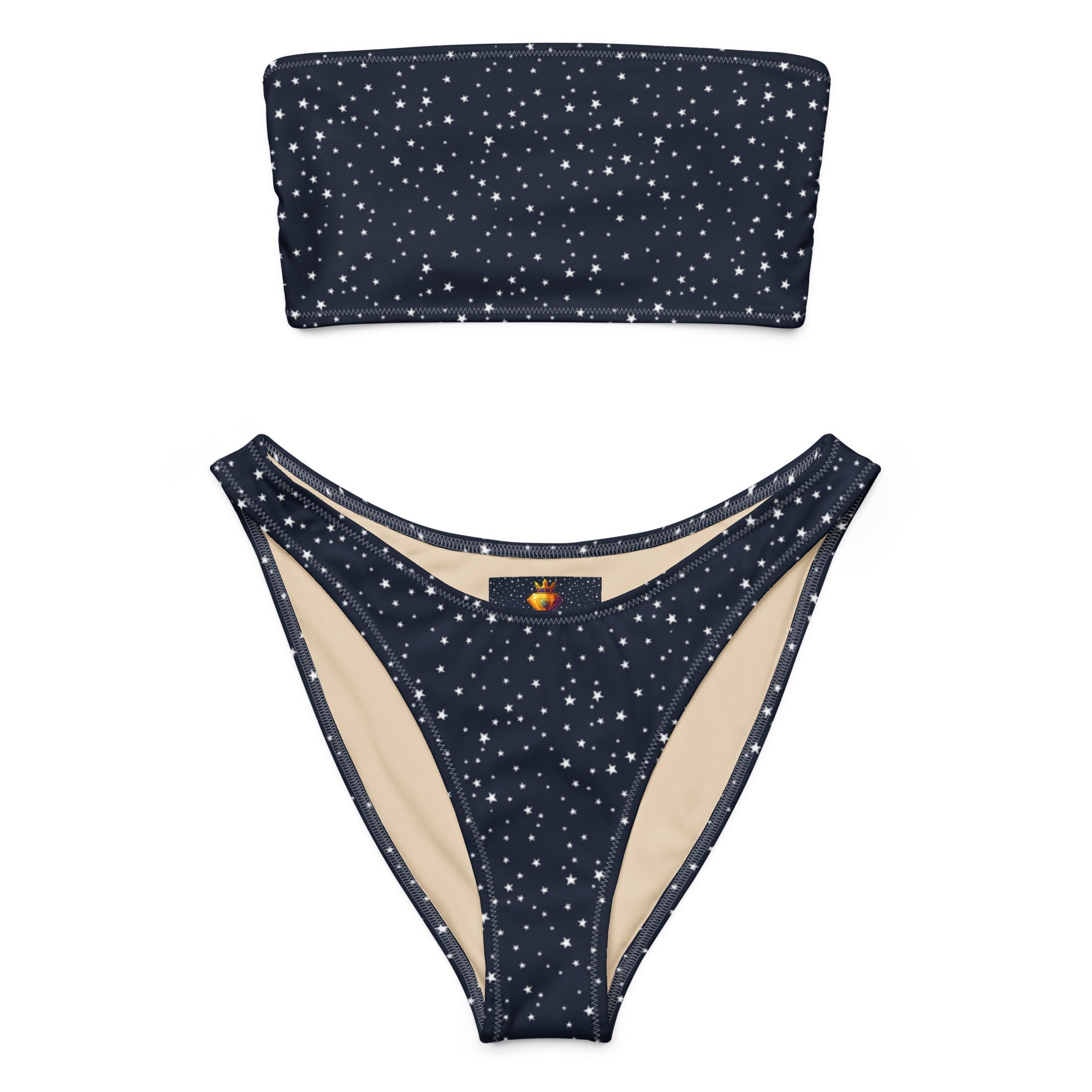 Zealous Starlight (Bandeau Bikini Set - FB0091) - Trillii