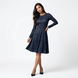 Zealous Starlight (Midi Dress - FB0091) - Trillii