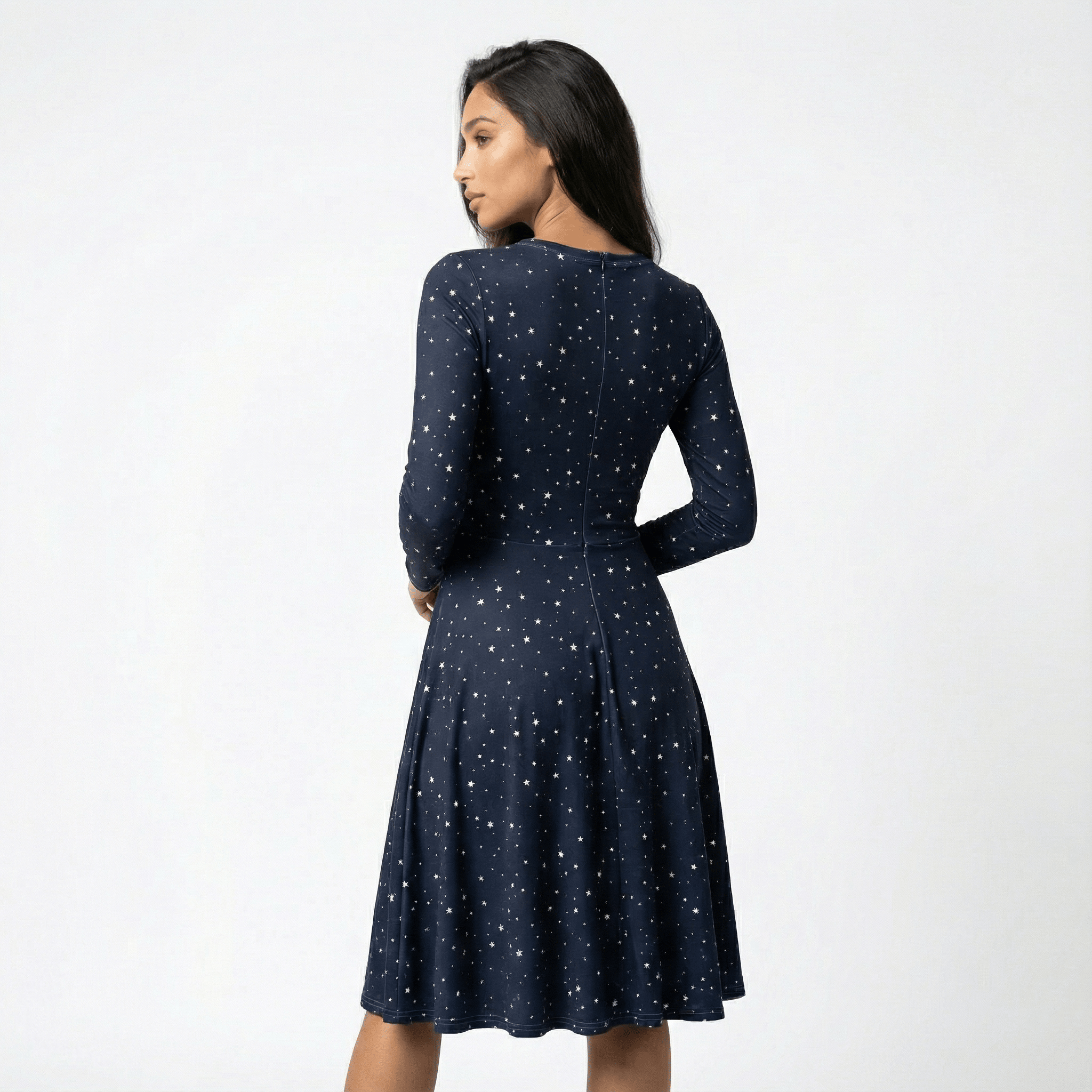Zealous Starlight (Midi Dress - FB0091) - Trillii