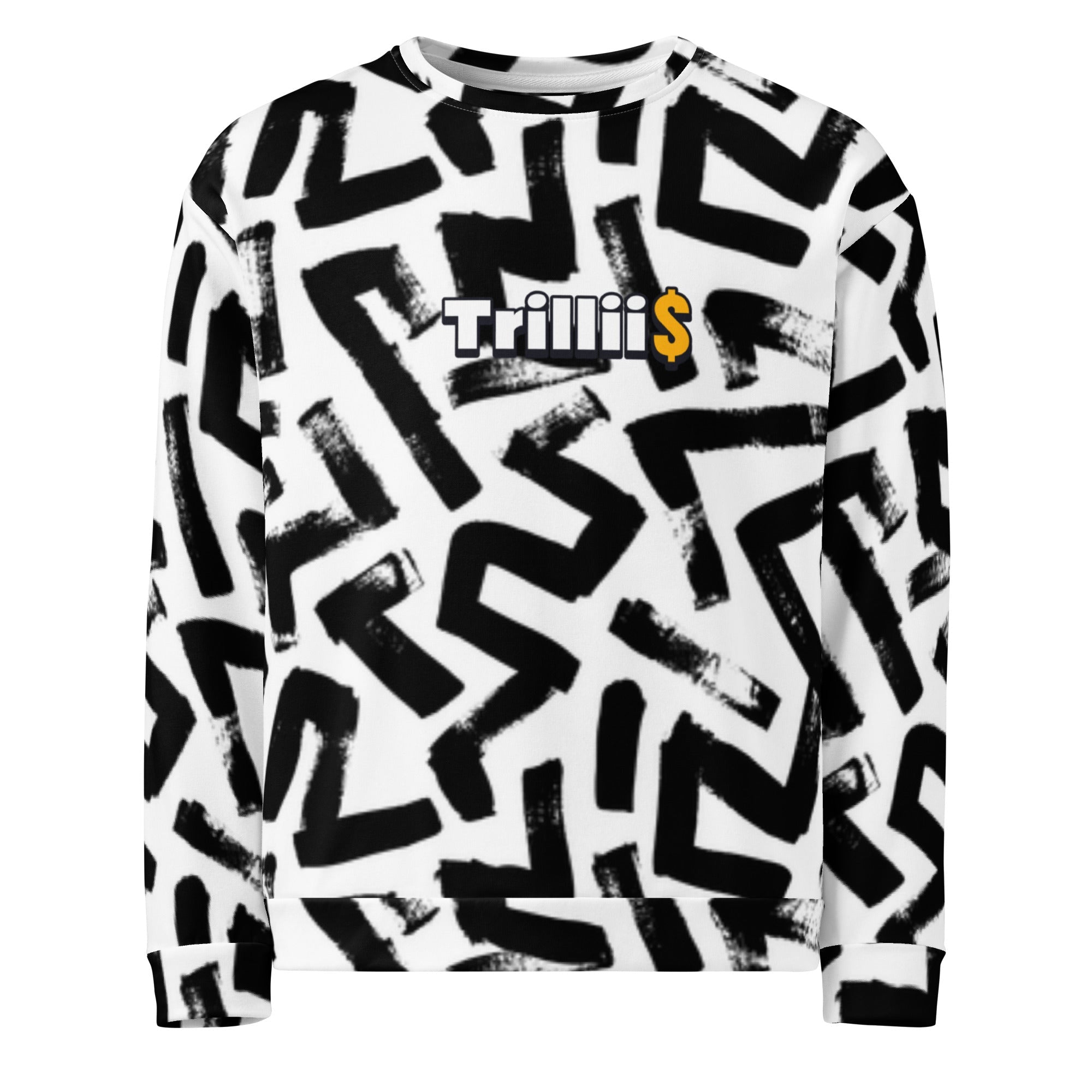 Zig Zags (Unisex Sweatshirt - FB0030) - Trillii